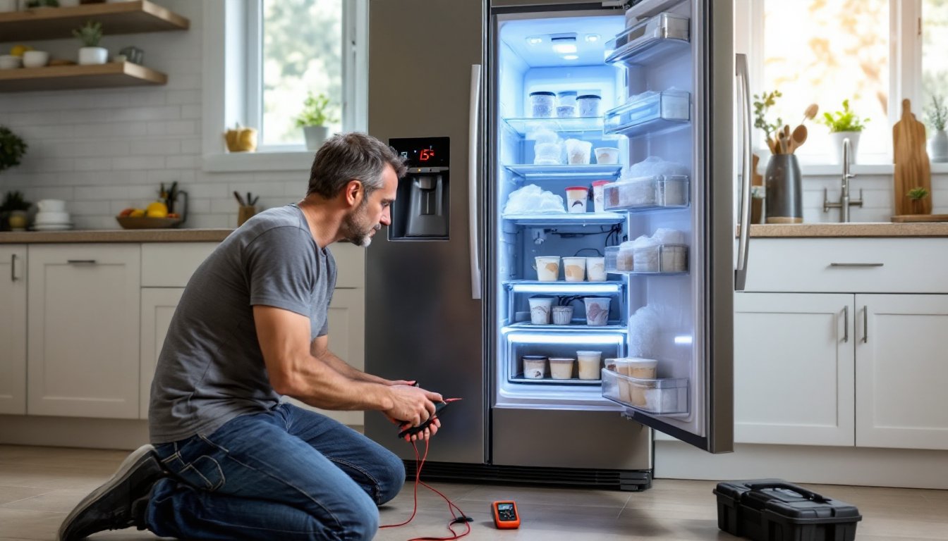 lg refrigerator freezer not working