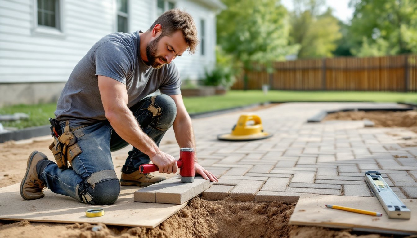 patio pavers installation